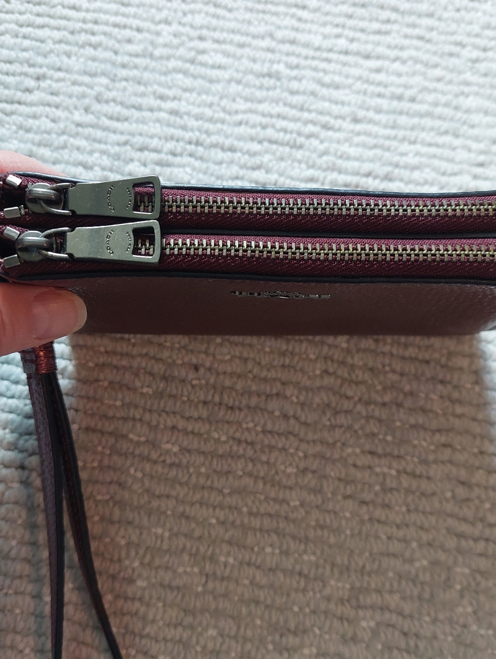 Coach Double Zip Wristlet - Picture 4 of 15